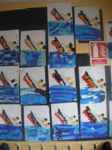 Our Titanic art!