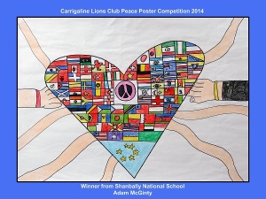 Peace Poster Winner from Shanbally NS