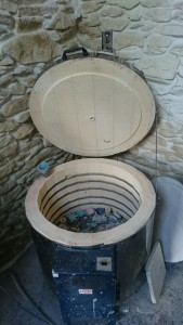 Bisque firing of clay